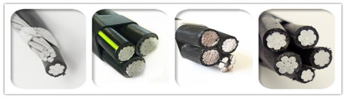 Cable de distribución para uso general triple del aislamiento de XLPE 600V y conductor triple de aluminio Underground Power Cable
