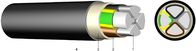 Cable de transmisión subterráneo de la baja tensión de 1350-H16 3.6/6kV