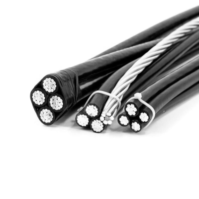2 corazones duplican la línea de transmisión liada aérea de poder de los gastos indirectos del cable