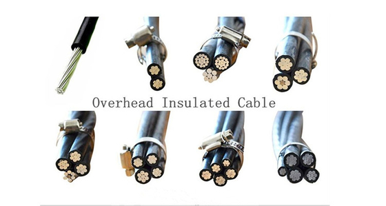 1 núcleo 2 núcleo 3 núcleo de cable aéreo en conjunto Xlpe / PVC aislado