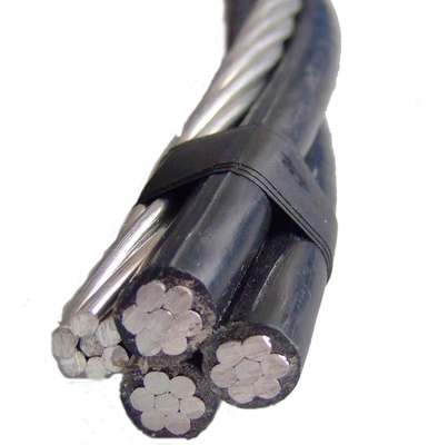 Cables de conexión aéreos aislados XLPE 1 0 Cables cuádruples
