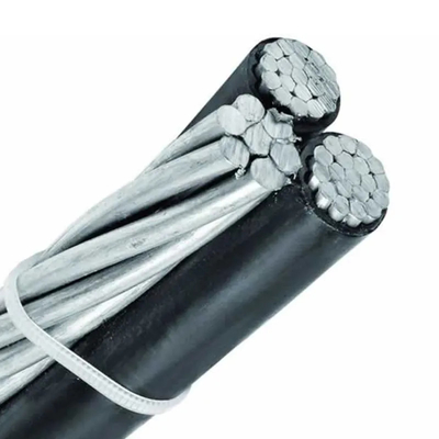 0.6/1kV Duplex Triplex Aluminio Conductor ABC Cable XLPE LDPE PVC aislamiento en el aire Aluminio Preensamblado Cables