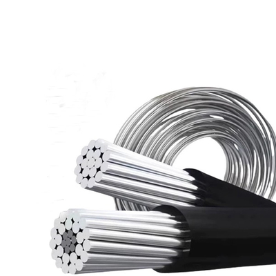 Cable ABC flexible de 2x16 mm2 de 2 núcleos de conductores de aluminio de bajo voltaje XLPE PVC PE