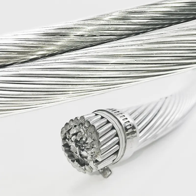 AACSR Conductor de alta resistencia térmica de aleación de aluminio Conductor de acero reforzado de alta capacidad de aluminio ligero
