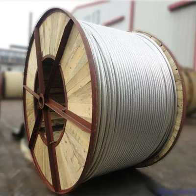 ACSR Conductor de aluminio acero reforzado con cable anticorrosión de alta resistencia resistente a la intemperie para líneas eléctricas aéreas