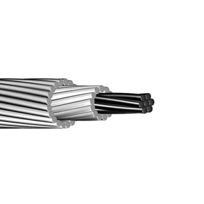 Conductor de aluminio ACSR con acero reforzado en el aire libre cable eléctrico desnudo Eco amigable larga vida útil para la energía renovable
