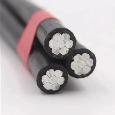 0.6/1kv Baja tensión Mediana tensión Espaciador de alta tensión Línea aislada de aluminio Cable de conexión aérea Cable ABC