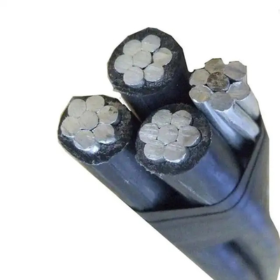 1KV de baja tensión, cable aéreo ABC de PVC/PE/XLPE aislado, cable aéreo