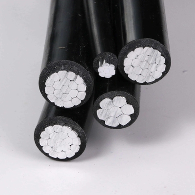 Cables ABC Aéreos de carga eléctrica auto-sustentada de aluminio XLPE PVC PE Cables aéreos aislados