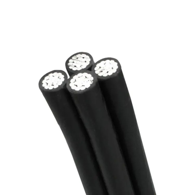 Iluminación arquitectónica Cable de aluminio retorcido para la colocación aérea y cable de transmisión de energía