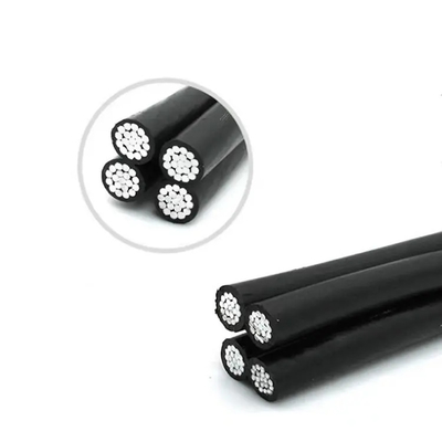 Iluminación arquitectónica Cable de aluminio retorcido para la colocación aérea y cable de transmisión de energía