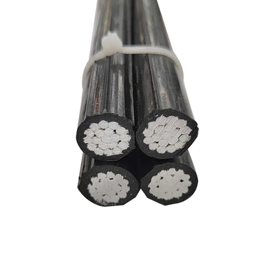 Cables aéreos de aluminio aislados de baja tensión de suministro eléctrico Cables de aluminio para redes de distribución