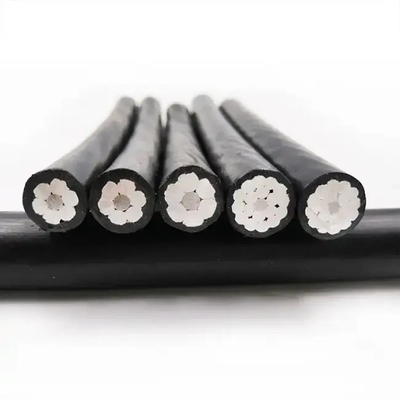 Conductor agrupado 0,6/ 1kv XLPE aislante de cable aéreo de aluminio IEC personalizado