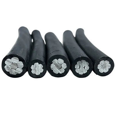 Núcleos ensamblados Conductor de aluminio XLPE aislado de bajo voltaje para sistemas aéreos 0.6 1KV