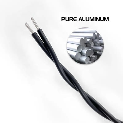 Tela flexible 2*16 4*25mm2 Cables de aire trenzado ABC de aluminio de cables redondos de PVC XLPE Cables aislados