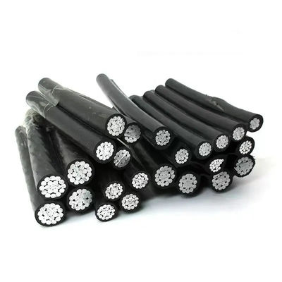 Cables de aire 4 núcleo 16Mm 35Mm 95Mm cables aéreos Xlpe aislados de aluminio eléctrico ABC