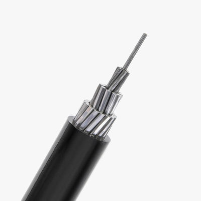 Cable de alimentación eléctrica de chaqueta de PVC 1KV XLPE Aerial Aluminio aislado de núcleo único para LV Power JKLGYJ Cable aéreo