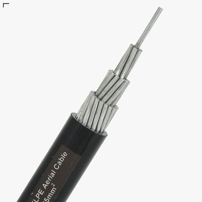 Cable de alimentación eléctrica de chaqueta de PVC 1KV XLPE Aerial Aluminio aislado de núcleo único para LV Power JKLGYJ Cable aéreo