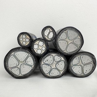 Cables de CC personalizados de fábrica, aislados de baja tensión y con cubierta de PVC, cables de alimentación retardantes de llama con conductores de aluminio y accesorios de uso común