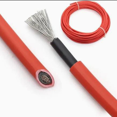 Cable solar fotovoltaico de cobre estañado certificado TÜV 1500V, aislamiento XLPE