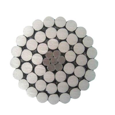 10kV Voltagem media aislado conductor de aleación de aluminio desnudo alambre eléctrico ACSR cable conductor de aluminio cable reforzado de acero