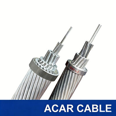Cable de aluminio redondo de alta calidad ACAR 1350- H19 Cable de aluminio conductor de aleación reforzar el cable de transmisión aérea desnudo