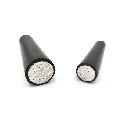 Cable de conexión aérea ACAR ACSR AAC AAAC Conductor de aluminio de núcleo único XLPE y PVC Cable de aire elevado aislado torcido
