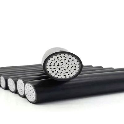 Cable de conexión aérea ACAR ACSR AAC AAAC Conductor de aluminio de núcleo único XLPE y PVC Cable de aire elevado aislado torcido