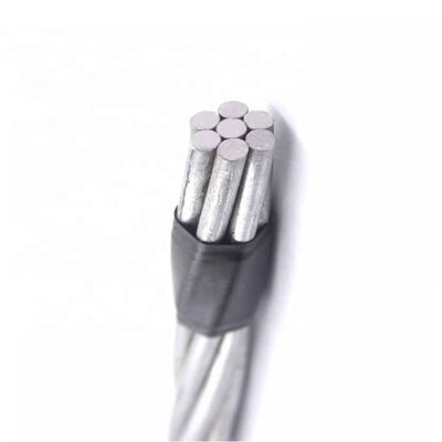 ASTM B549 Conductor ACSR de codorniz/AW 133.1 MCM (2/0 AWG) Acero revestido con aluminio reforzado para líneas aéreas