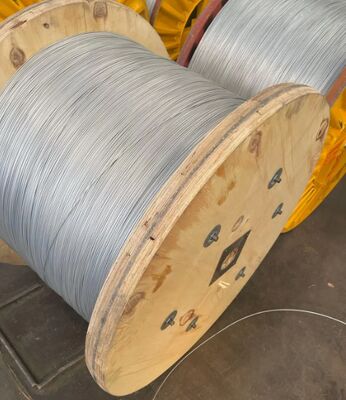 Cables de acero recubiertos de aluminio (2.6 mm ∼4.0 mm) para ACSR/AW, construcción de cables OPGW y líneas aéreas de energía