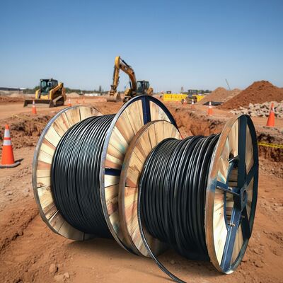 Paquete de cables aéreos ABC: cable eléctrico de 16 mm² a 120 mm², distribución aérea de bajo voltaje