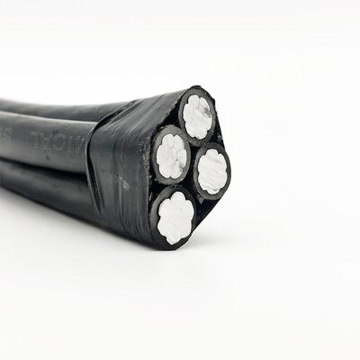 Cables de conexión aéreos de alta calidad de aluminio de 240 mm de cable ABC de aluminio sin oxígeno de núcleo de aluminio Fabricantes de cables aéreos en China