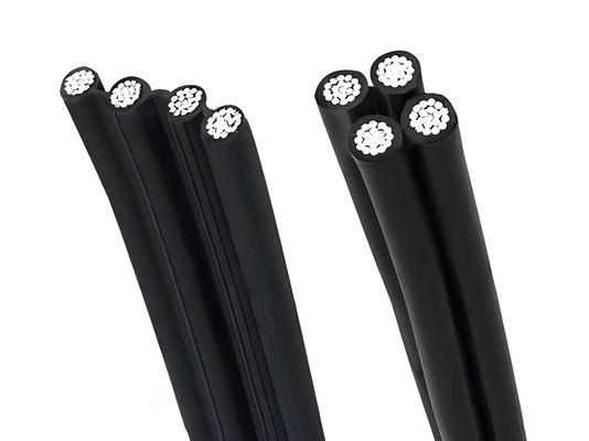 JKLYJ-1KV 4 núcleos de cable aislado de alta tensión 4*10/16/25 mm2 núcleo de aluminio para distribución de energía de baja tensión al aire libre