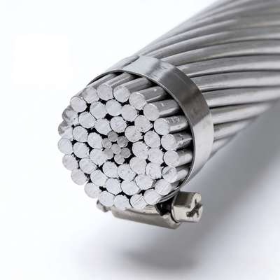 Cable ACSR AWG\ASTM\BS Conductor de aluminio estándar Conductor reforzado de acero revestido de aluminio
