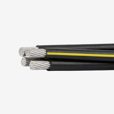 4X50mm2 4X95mm2 Cable de conductor de aluminio XLPE/PVC/PE Cable ABC aislado AAC AAAC 0.6/1kv Conductor combinado aéreo estándar