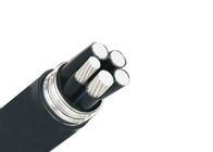 Cable de aluminio negro impermeable de alto voltaje de ABC XLPE