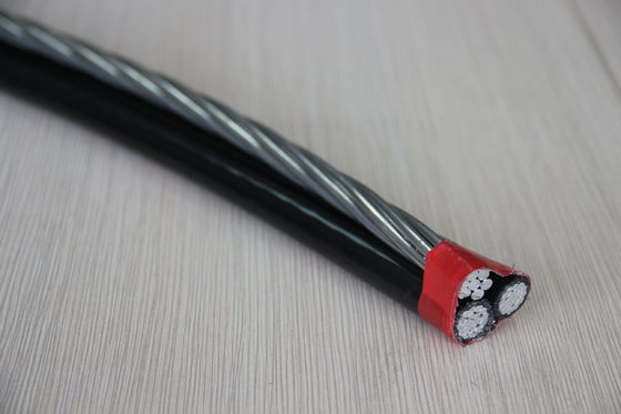 Cable de aluminio del ABC del descenso Quadruplex triple del servicio del duplex