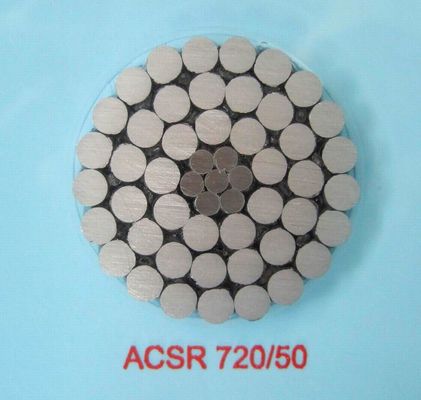 Estándar de aluminio de Galvanized Steel Reinforced ASTM del conductor de ACSR 100mm2