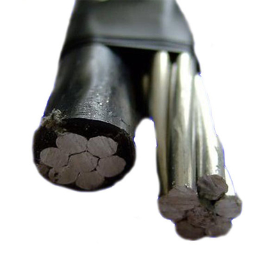 Conductor de aluminio Xlpe Insulated Cable 1*6awg+6awg del alambre del duplex del alambre de descenso del cable