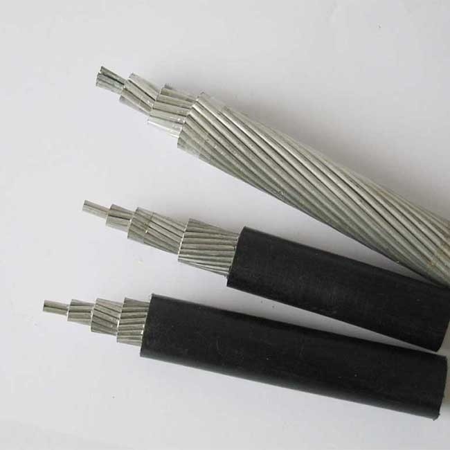 Antena de bajo voltaje Lv de aluminio trenzado endecha concéntrica Cable incluido ABC 6 Awg