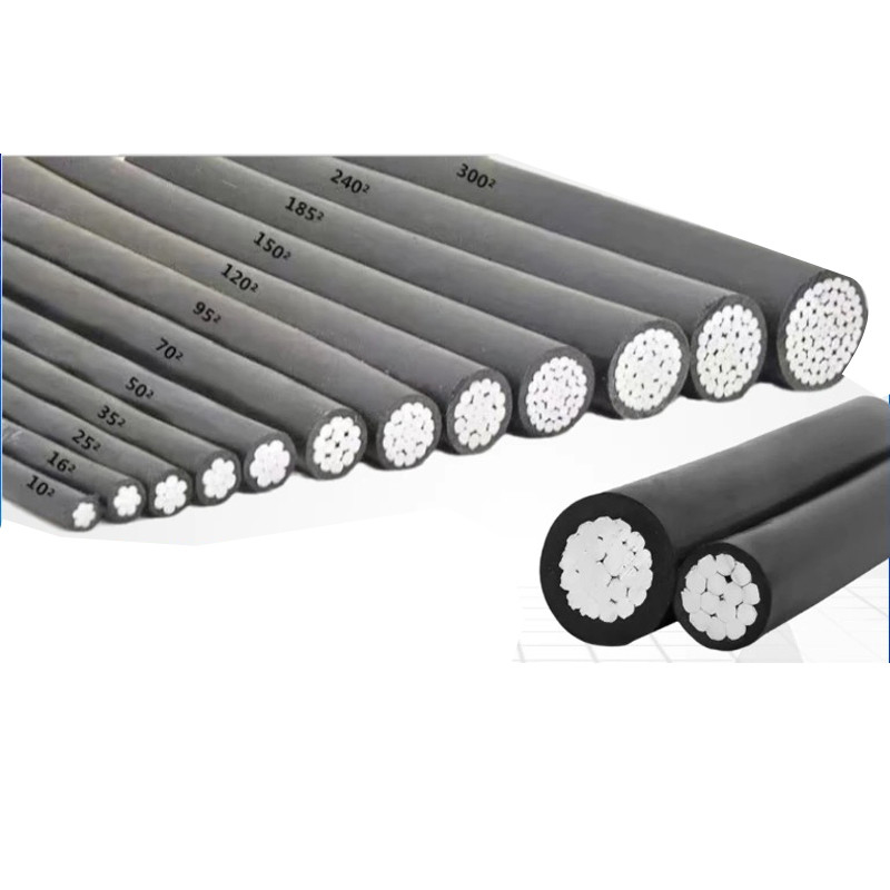 OEM Abc Cable de conductor de aluminio cable de alimentación de cable eléctrico 4 núcleo 35mm 50mm 70mm 95mm 120mm 185mm 240mm ACSR resistente a la corrosión