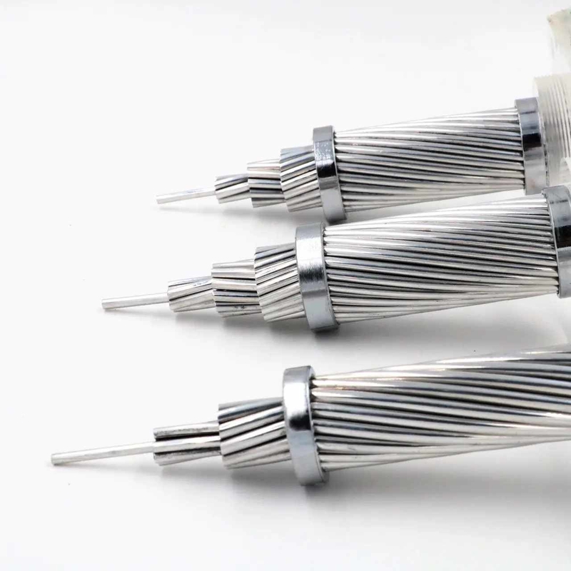 Cables reforzados de acero con conductor de aluminio ASTM resistente a la corrosión baja resistencia a la tracción baja para electrificación rural