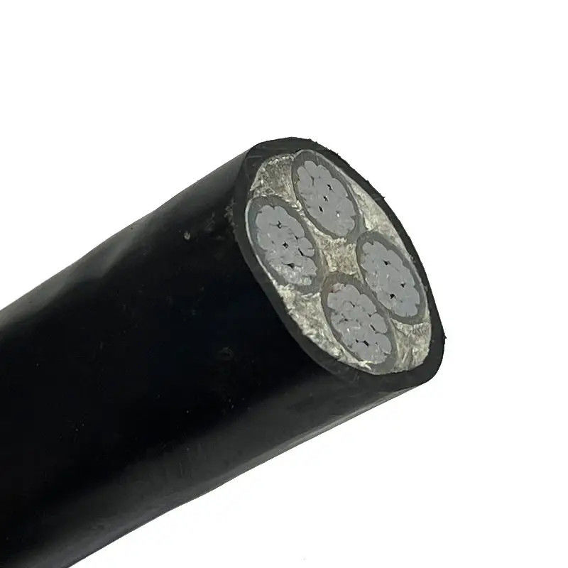 Cables de alimentación de conductores de aluminio de baja tensión 0,6/1KV XLPE aislados para proyectos industriales