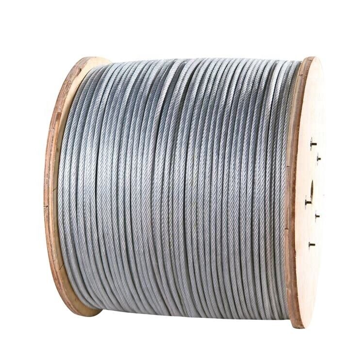 ASTM B549 Conductor ACSR de codorniz/AW 133.1 MCM (2/0 AWG) Acero revestido con aluminio reforzado para líneas aéreas