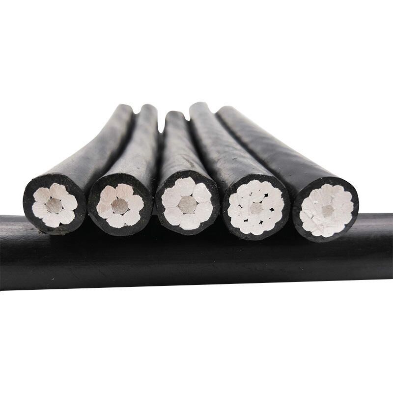 Cables de conexión aéreos de alta calidad de aluminio de 240 mm de cable ABC de aluminio sin oxígeno de núcleo de aluminio Fabricantes de cables aéreos en China