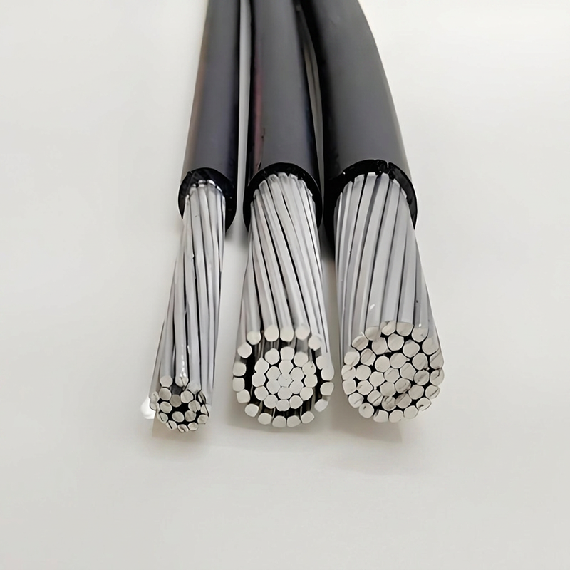 JKLYJ Conductor de aluminio XLPE chaqueta de polivinilo aislada 1 KV Cable aéreo resistente a la intemperie para la renovación de la red eléctrica rural