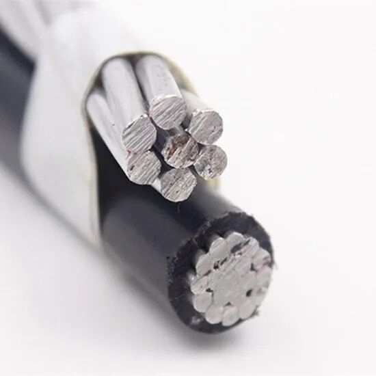 0.6/1kv Conductor de aluminio aéreo Cables eléctricos aislados XLPE Cuádruplex Dúplex Triplex Caída de servicio Cable eléctrico Cable ABC