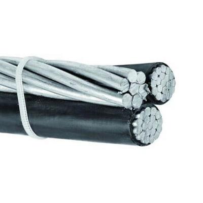 2*16 4*16 Cable de aluminio para tendido aéreo ABC Cable de aluminio trenzado