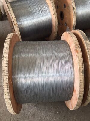 Cables de acero recubiertos de aluminio (2.6 mm ∼4.0 mm) para ACSR/AW, construcción de cables OPGW y líneas aéreas de energía