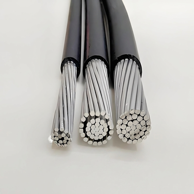 JKLYJ Conductor de aluminio XLPE chaqueta de polivinilo aislada 1 KV Cable aéreo resistente a la intemperie para la renovación de la red eléctrica rural